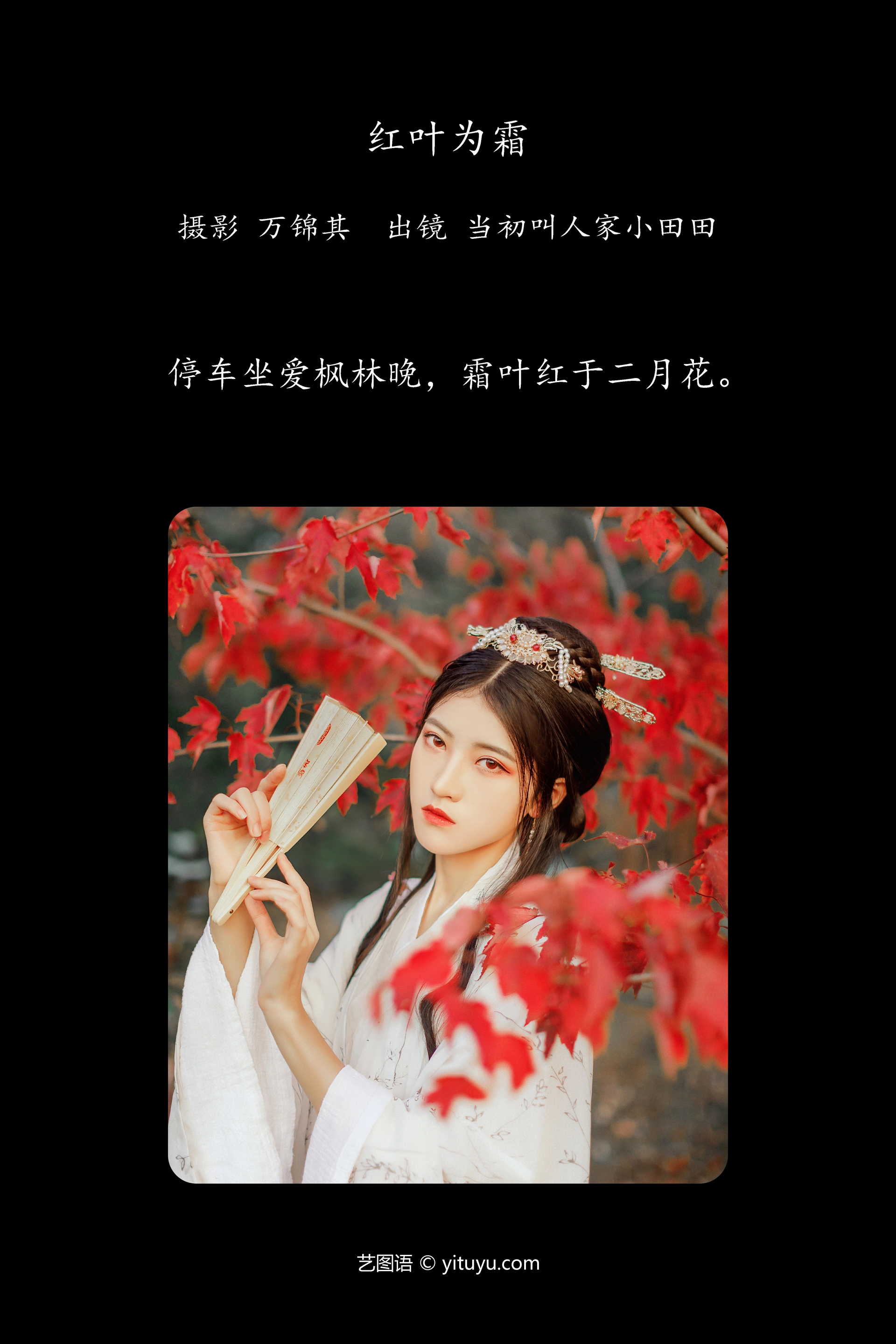 [YITUYU艺图语]2023.10.31 红叶为霜 当初叫人家小田田 1